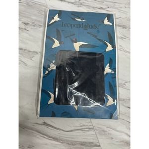 Leopard Lady ART Pattern Pantyhose Black polka dots size OS NWT